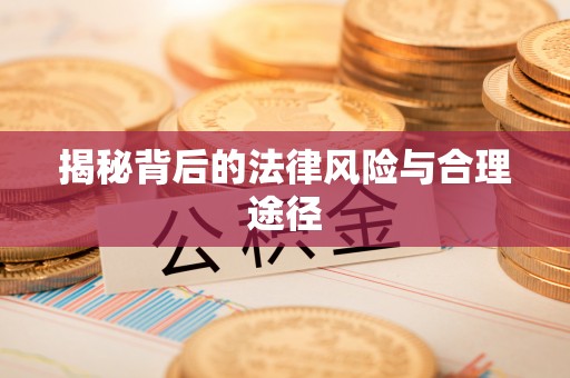 昆都仑揭秘背后的法律风险与合理途径