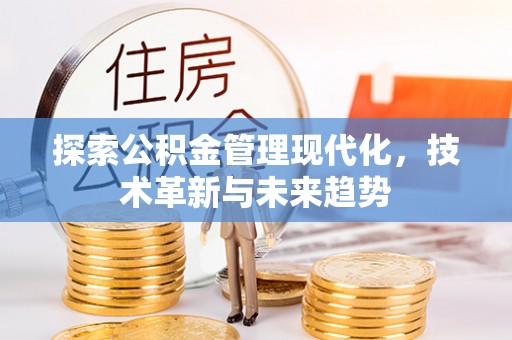 昆都仑探索公积金管理现代化，技术革新与未来趋势