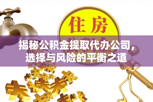 昆都仑揭秘公积金提取代办公司，选择与风险的平衡之道